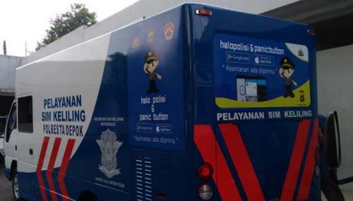 Polresta Depok Tambah Bus SIM Keliling