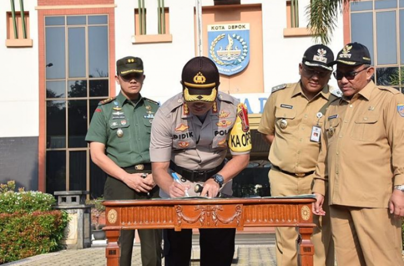 Pemkot Beri Bantuan Kendaraan Dinas ke Polres Depok