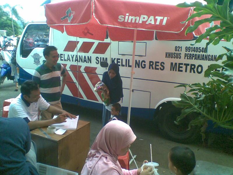 Dokumentasi Layanan SIM Keliling Polresta Depok