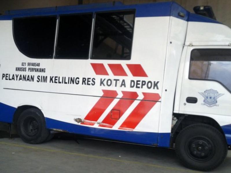 Dokumentasi Layanan SIM Keliling Polresta Depok