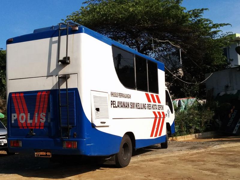 Dokumentasi Layanan SIM Keliling Polresta Depok